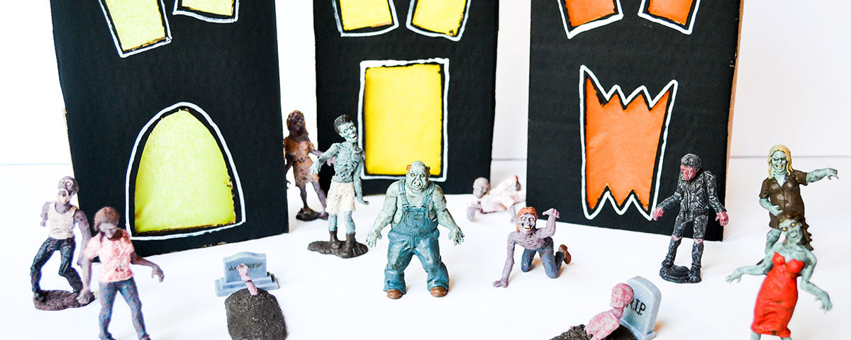 DIY Halloween Cardboard Haunted House - Safari Ltd®