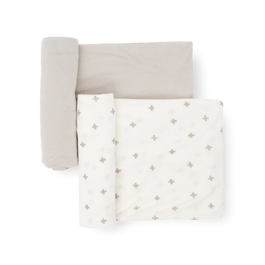 Grey Cross Stretch Knit Swaddle 2
Pack (Sept. 2023 |  | Safari Ltd®