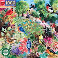 Birds in the Park 1000 Piece Square Puzzle | Eeboo | Safari Ltd®