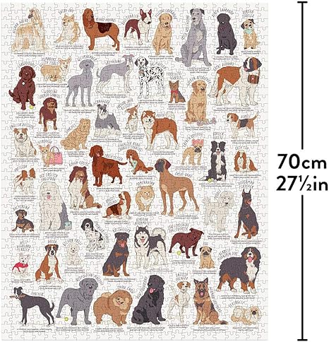 Dog Lover's 1000 Piece Jigsaw Puzzle