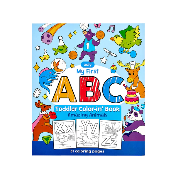 Toddler - Colorin' Book - ABC - Amazing Animals |  | Safari Ltd®