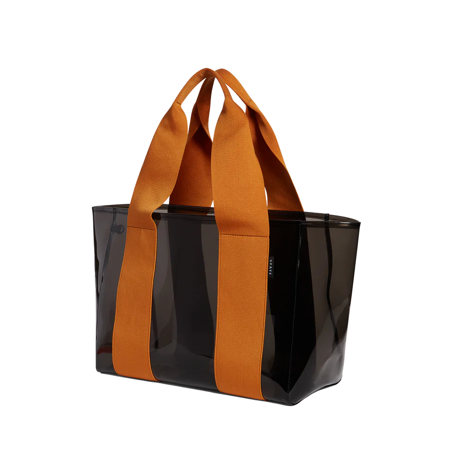 Wellington Cabana Tote - Black/Caramel |  | Safari Ltd®