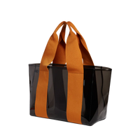 Wellington Cabana Tote - Black/Caramel |  | Safari Ltd®