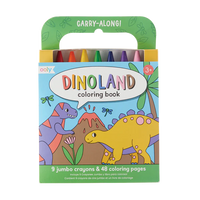 OOLY - Carry Along - Crayon & Coloring Book Kit - Dinoland |  | Safari Ltd®