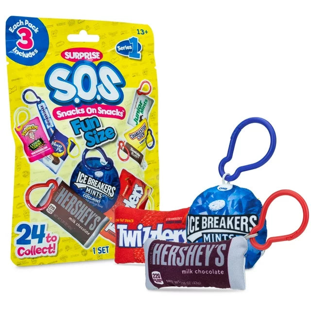 SOS Fun Size Plush 3-Pack Dangler |  | Safari Ltd®