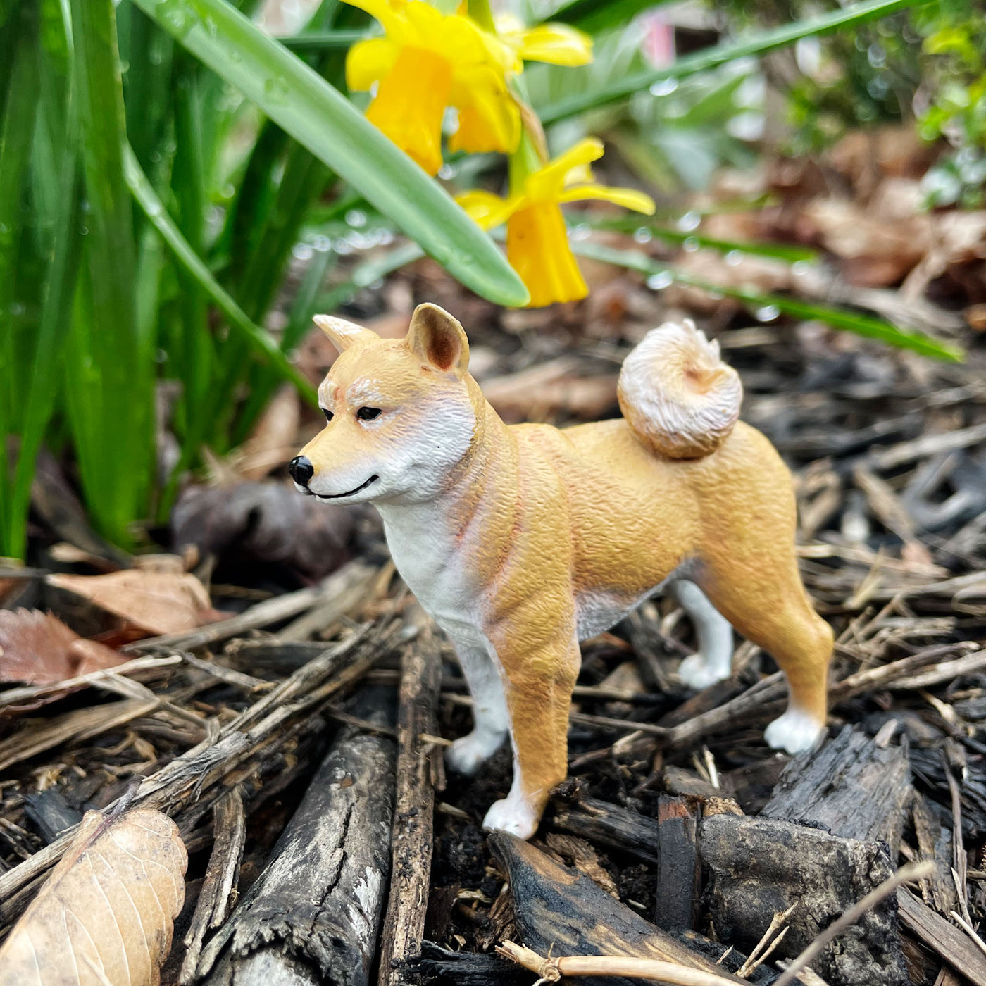 Shiba Inu Toy Dog Figure