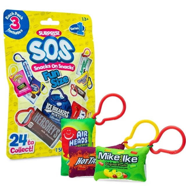 SOS Fun Size Plush 3-Pack Dangler |  | Safari Ltd®