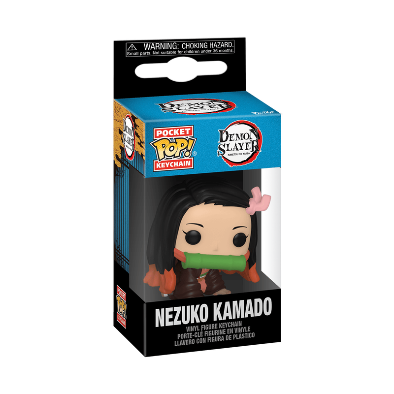 Funko - Demon Slayer - Nezuko Kamado - Funko Pocket Pop! Key Chain |  | Safari Ltd®