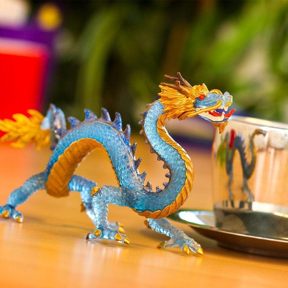 Krystal Blue Dragon Toy | Dragon Toys | Safari Ltd®