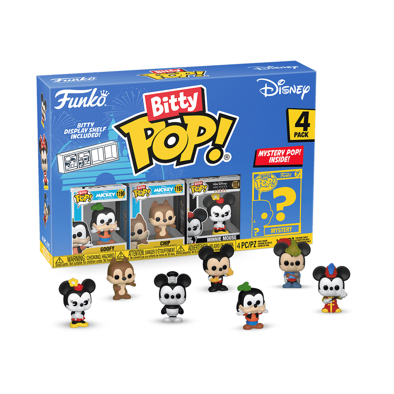 Funko - Disney Classics Goofy Funko Bitty Pop! Mini Figure 4-Pack |  | Safari Ltd®