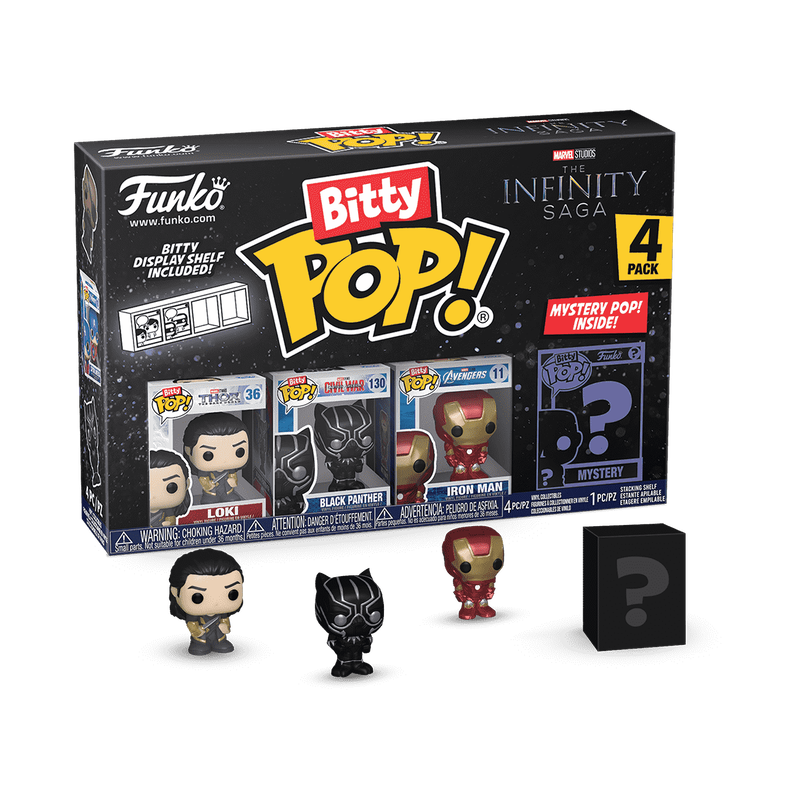 Funko - The Avengers - Loki - Bitty Pop! - Mini Figure 4-Pack |  | Safari Ltd®