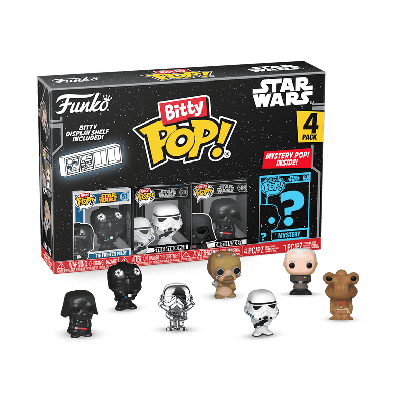 Funko - Star Wars Darth Vader Funko Bitty Pop! Mini Figure 4-Pack |  | Safari Ltd®