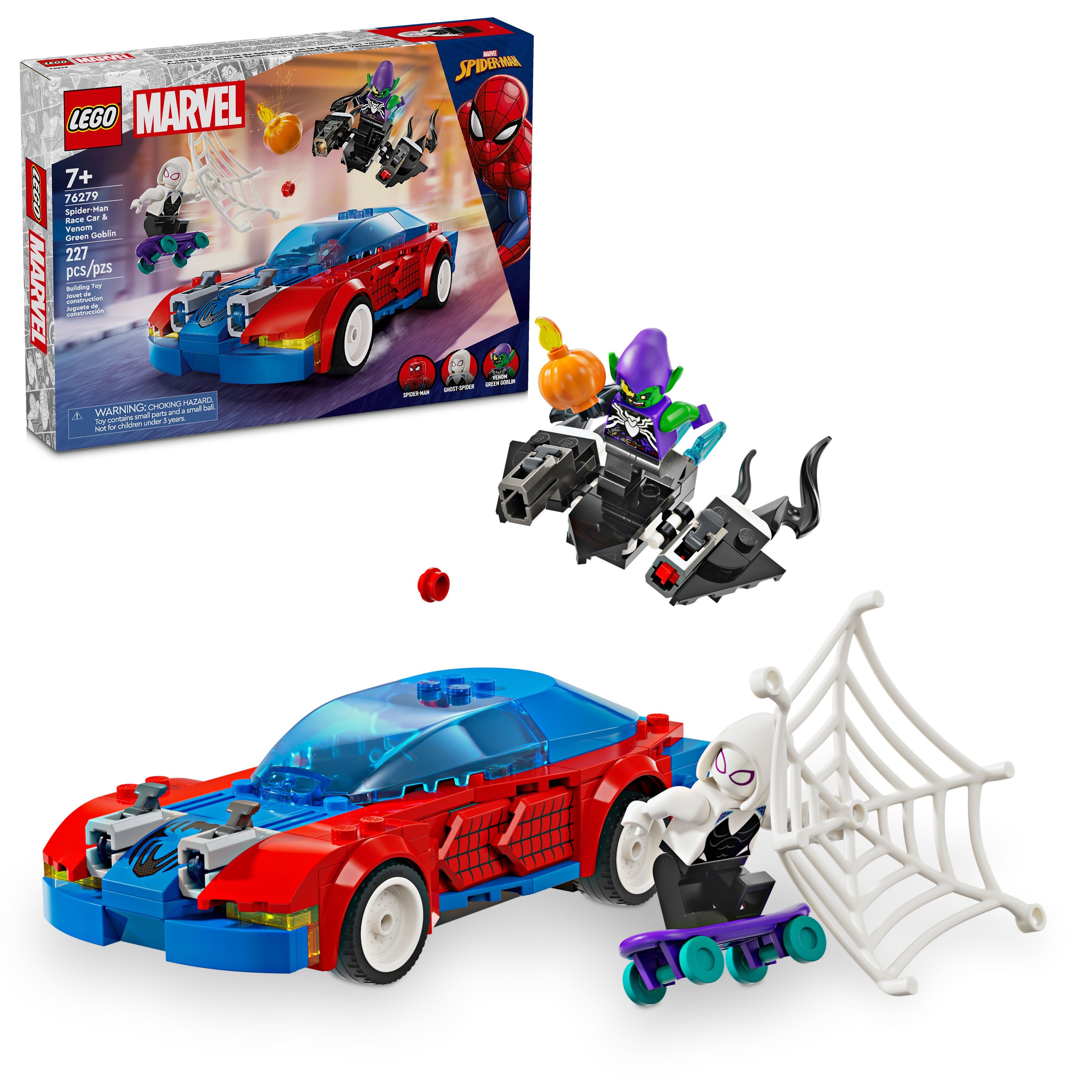 76279 Spider-Man Race Car & Venom Green Goblin |  | Safari Ltd®