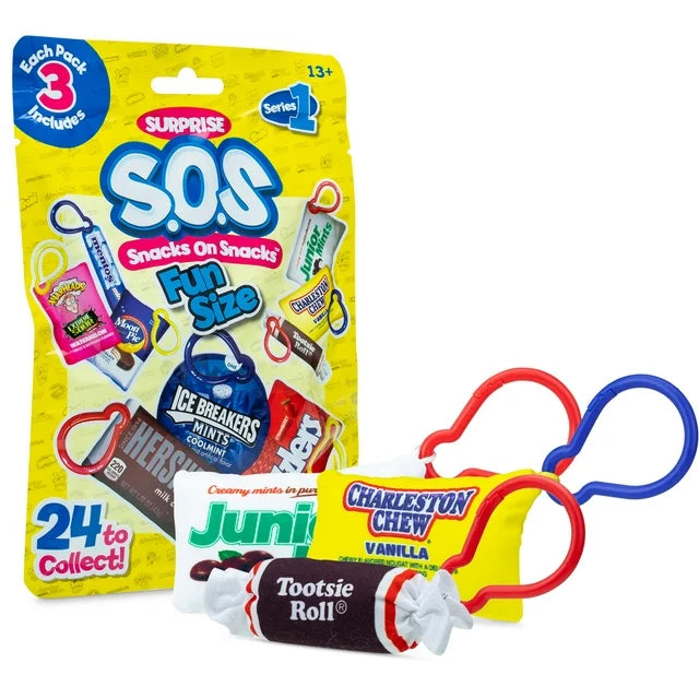 SOS Fun Size Plush 3-Pack Dangler |  | Safari Ltd®