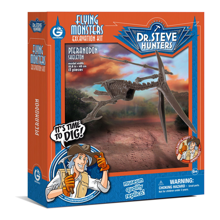 Dr. Steve Hunters GEOWorld Flying Monsters Dig Pteranodon Excavation Kit - 13 pieces |  | Safari Ltd®