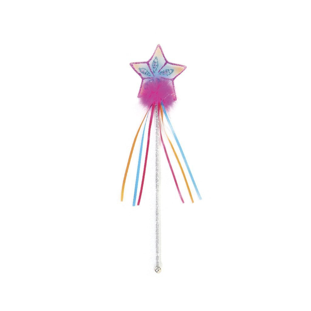 Glitter Rainbow Wand, Multi Pastel /Hot Pink Safari Ltd