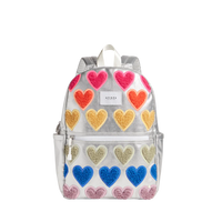 Kane Kids Double Pocket - Fuzzy Hearts | Backpack | Safari Ltd®