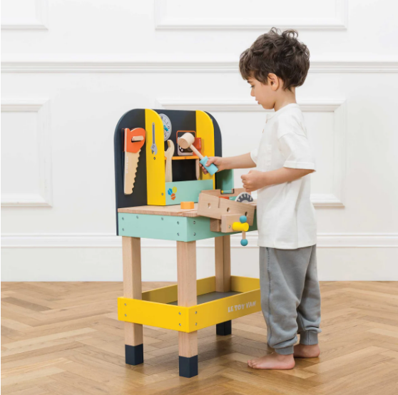 Alex's Toy Work Bench - 11 Accessory Set | Safari Friends | Safari Ltd®