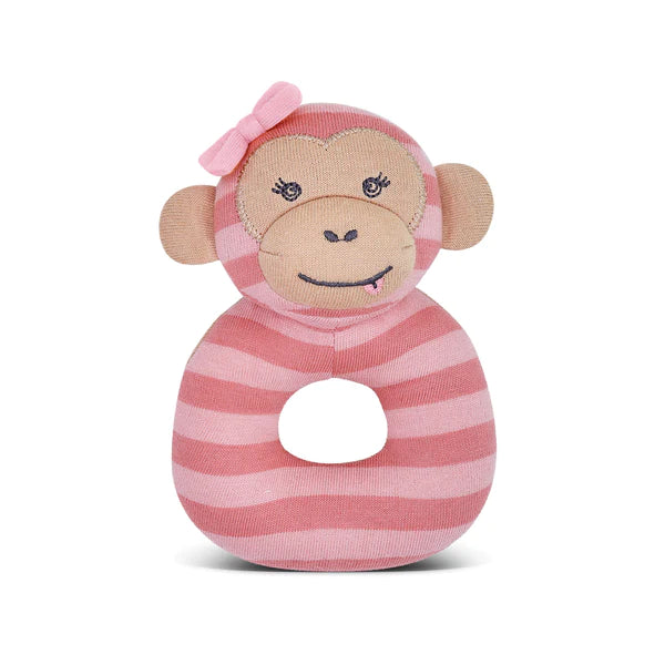 Maggie Monkey Teething Rattle |  | Safari Ltd®