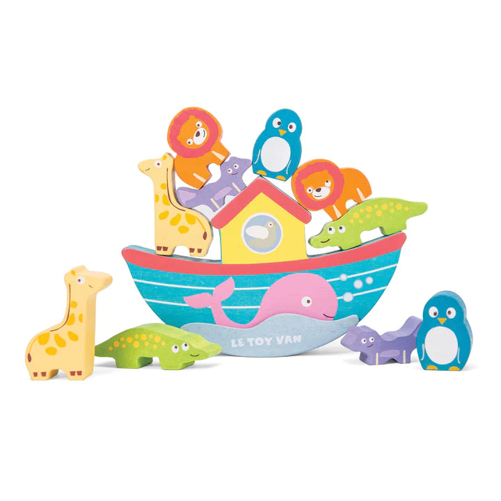 Noah's Balancing Ark Animal Stacker - 11 Piece Set |  | Safari Ltd®