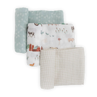 Farmyard Set Cotton Muslin Swaddle 3 Pack |  | Safari Ltd®