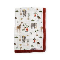 Safari Social Deluxe Muslin Baby
Quilt |  | Safari Ltd®