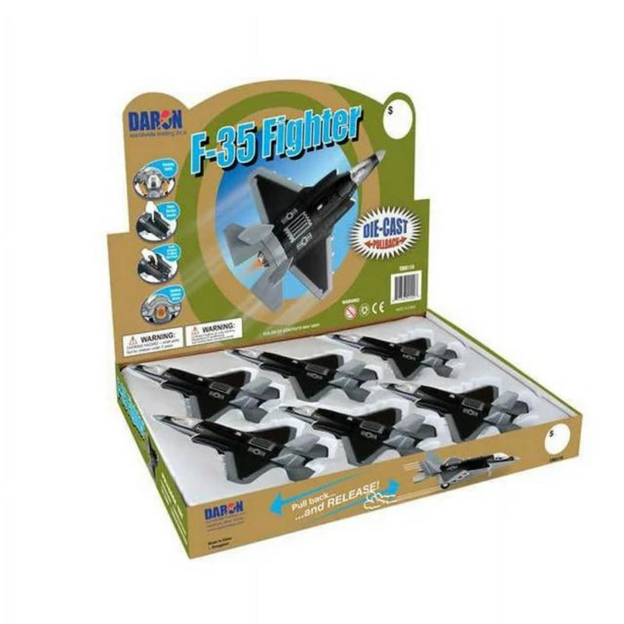 F-35 JET FIGHTER PULLBACK W/LIGHTS & SOUND 6 PC |  | Safari Ltd®