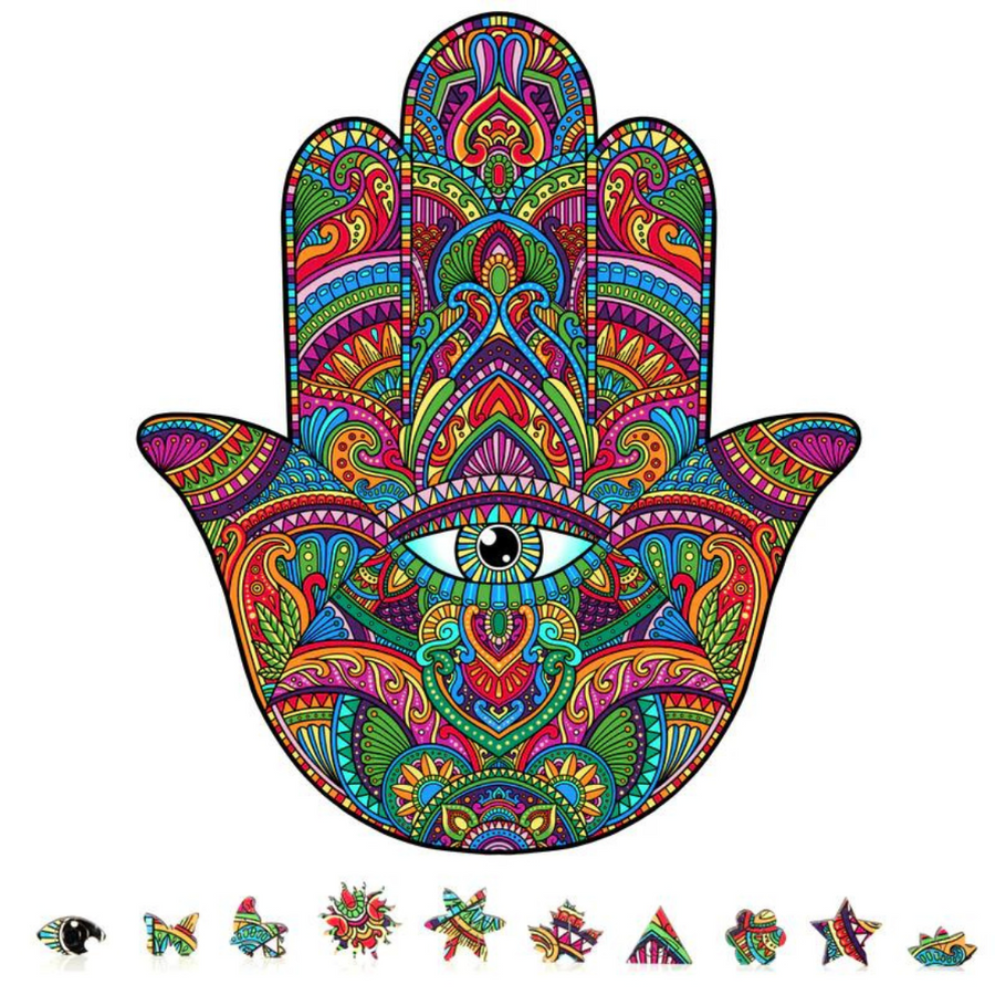 ZenChalet - Hamsa Hand - 200 PC Puzzle |  | Safari Ltd®