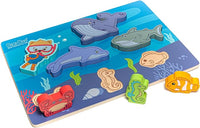 Wooden Chunky Sea Puzzle Bimi Boo Kids Safari Ltd