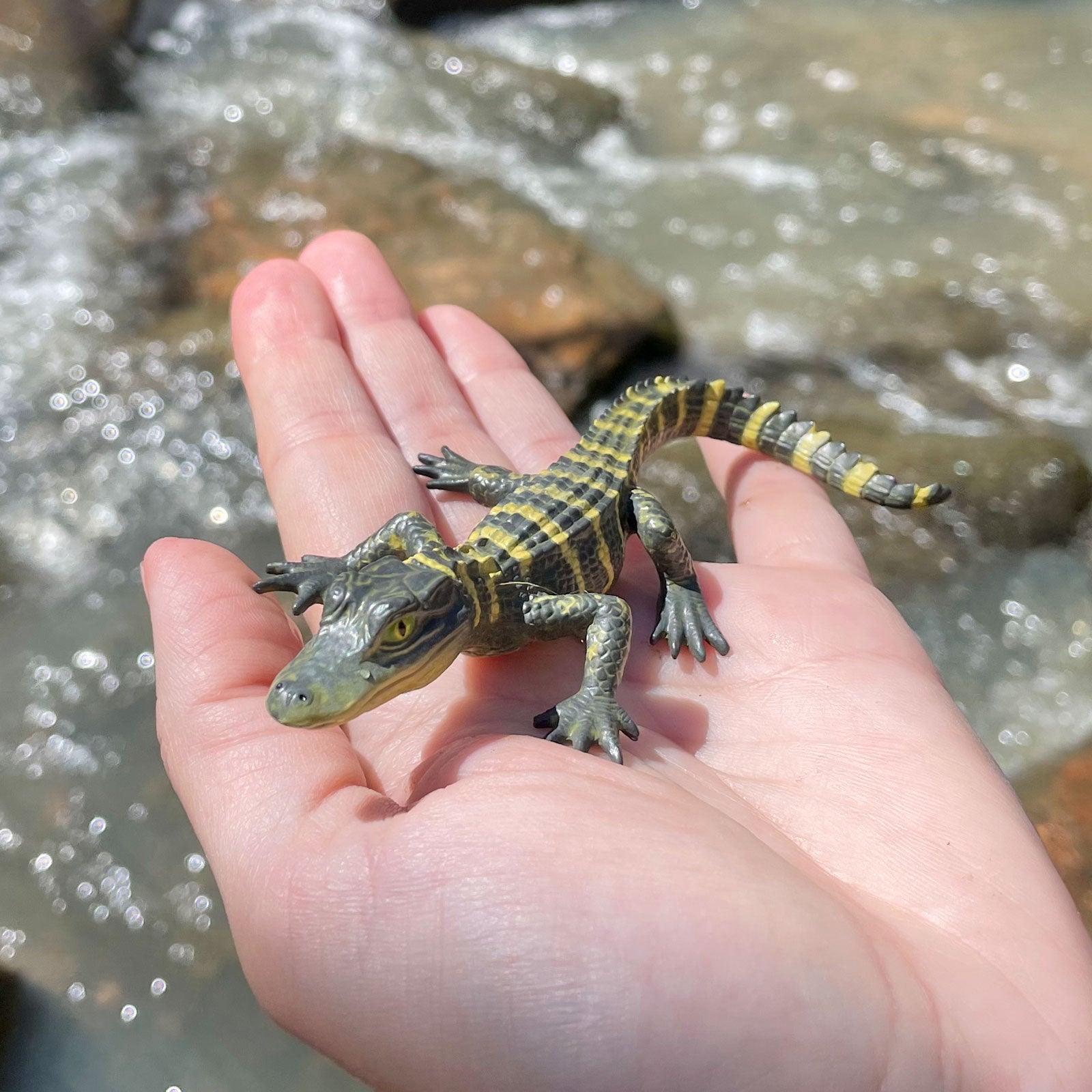 Alligator Baby Wildlife Toy Figure