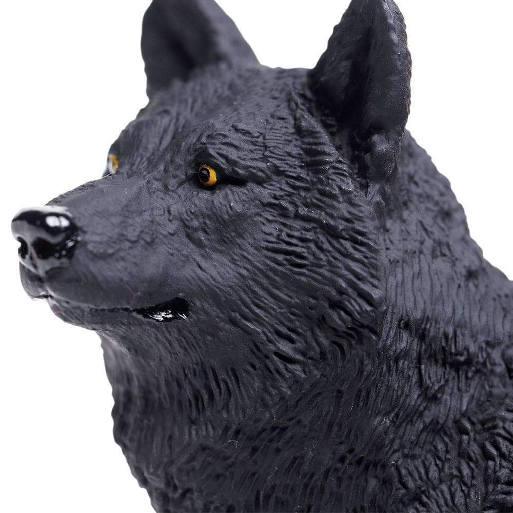 Black Wolf Toy | Wildlife Animal Toys | Safari Ltd®