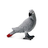 African Gray Parrot Toy Figure | Wow Birds | Safari Ltd®