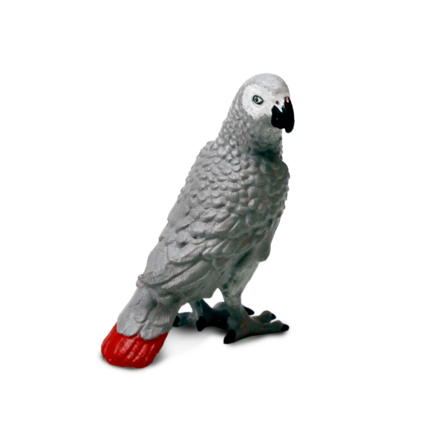 African Gray Parrot Toy Figure | Wow Birds | Safari Ltd®