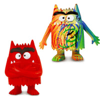 The Color Monster Set of 4 Figurines w/ Multicolor Monster |  | Safari Ltd®