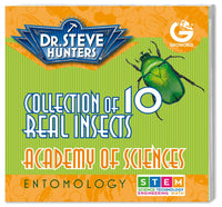 Dr. Steve Hunters Bug World Collection - 10 Real Insects Science & Education Toy Set - Safari Ltd®