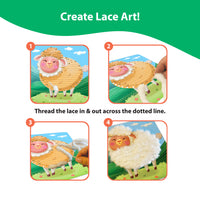 Lace Art - Furry Animals Craft Kit