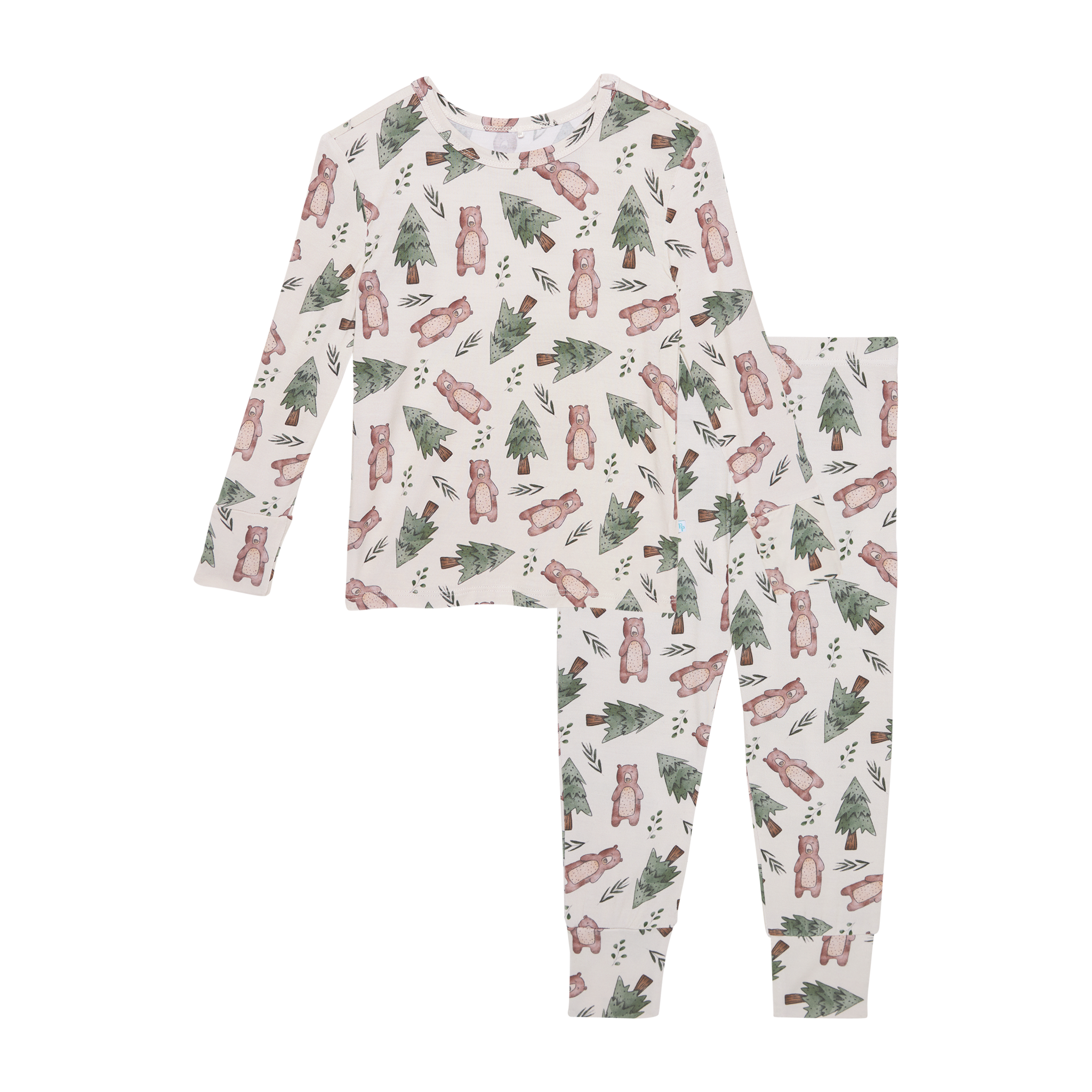 Beary - Long Sleeve Basic Pajama 2T