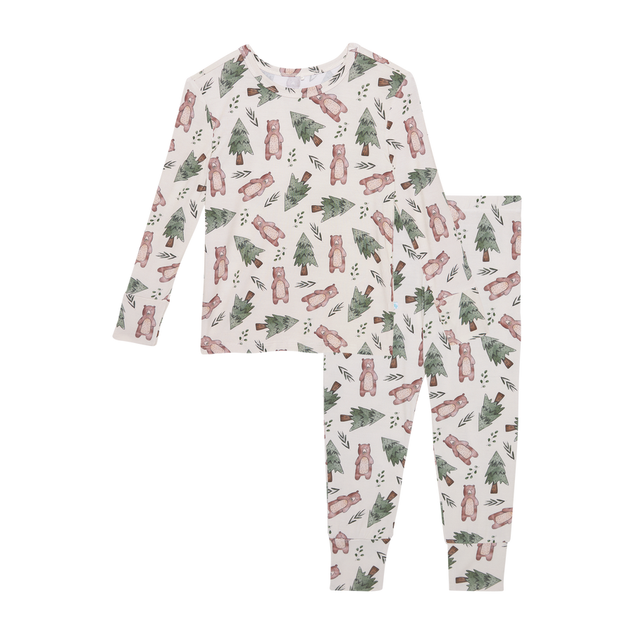 Beary - Long Sleeve Basic Pajama 2T