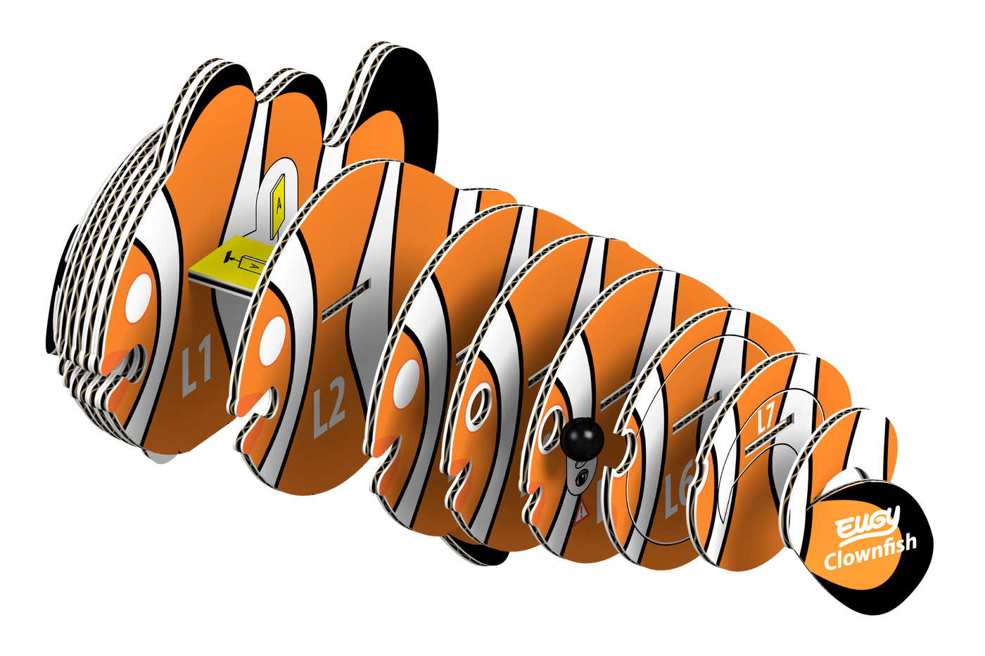 EUGY Clownfish 3D Puzzle