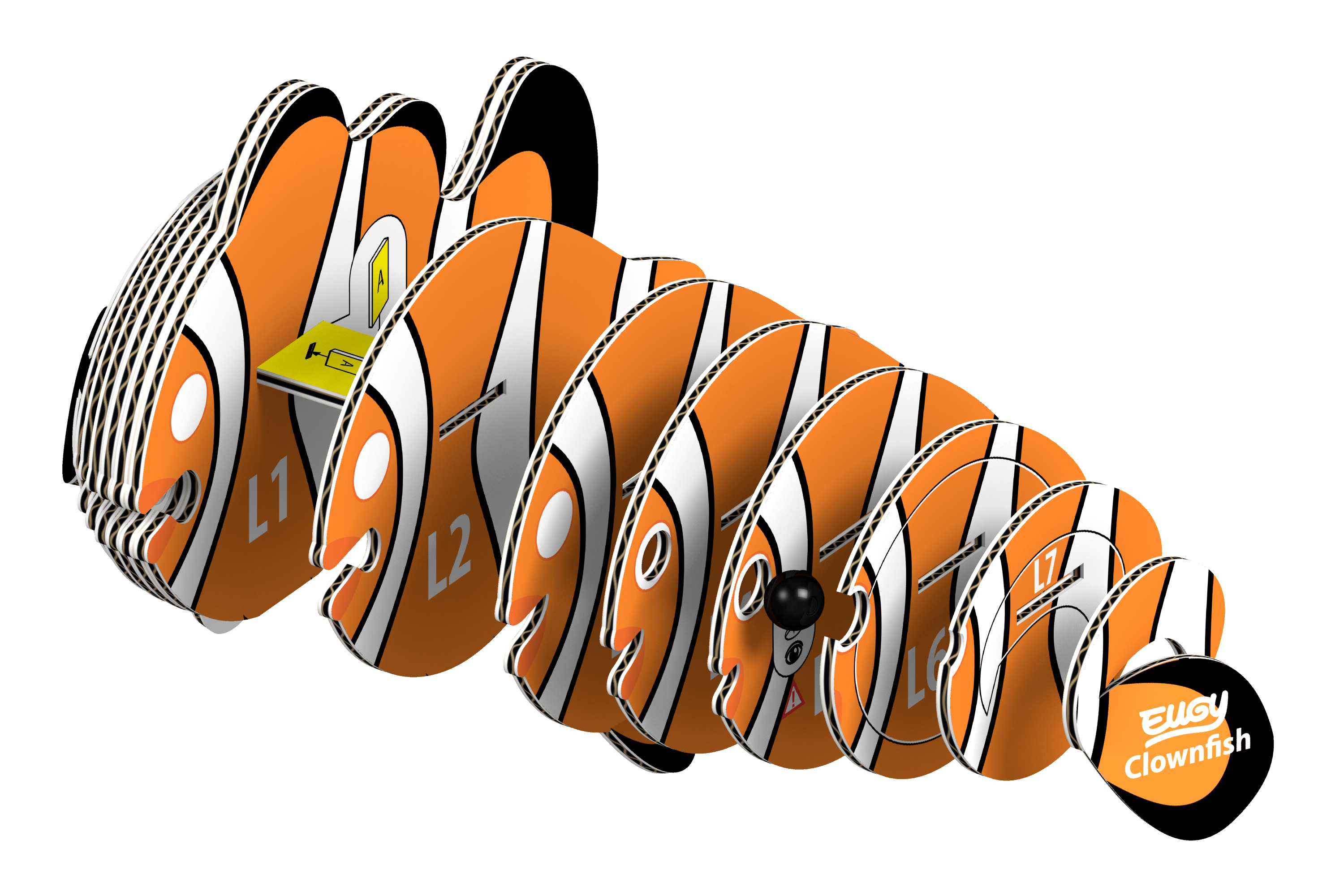 EUGY Clownfish 3D Puzzle