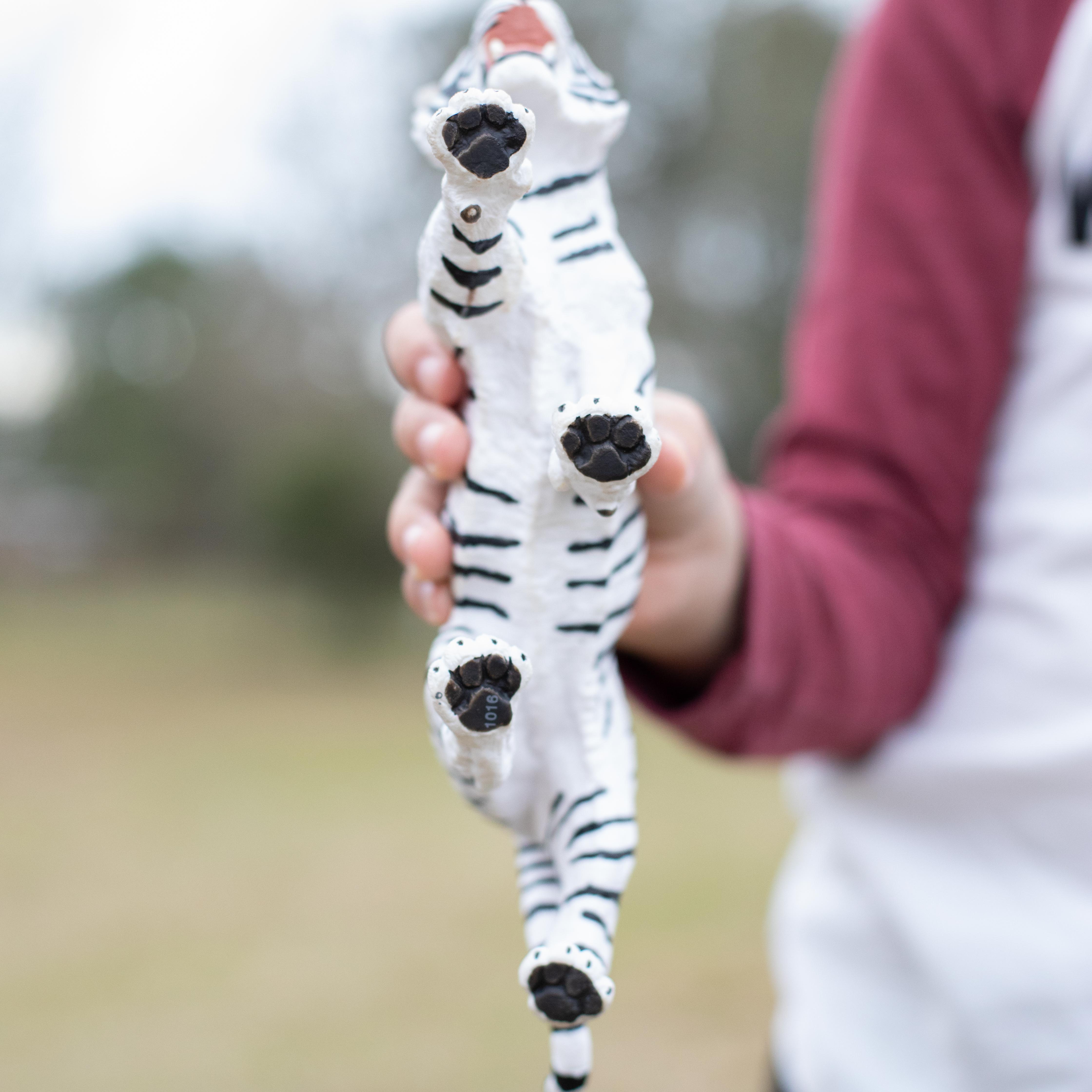 White Siberian Tiger Toy | Wildlife Animal Toys | Safari Ltd®