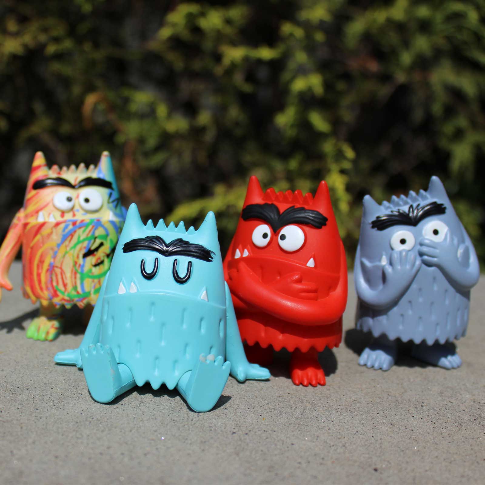 The Color Monster Set of 4 Figurines w/ Multicolor Monster |  | Safari Ltd®