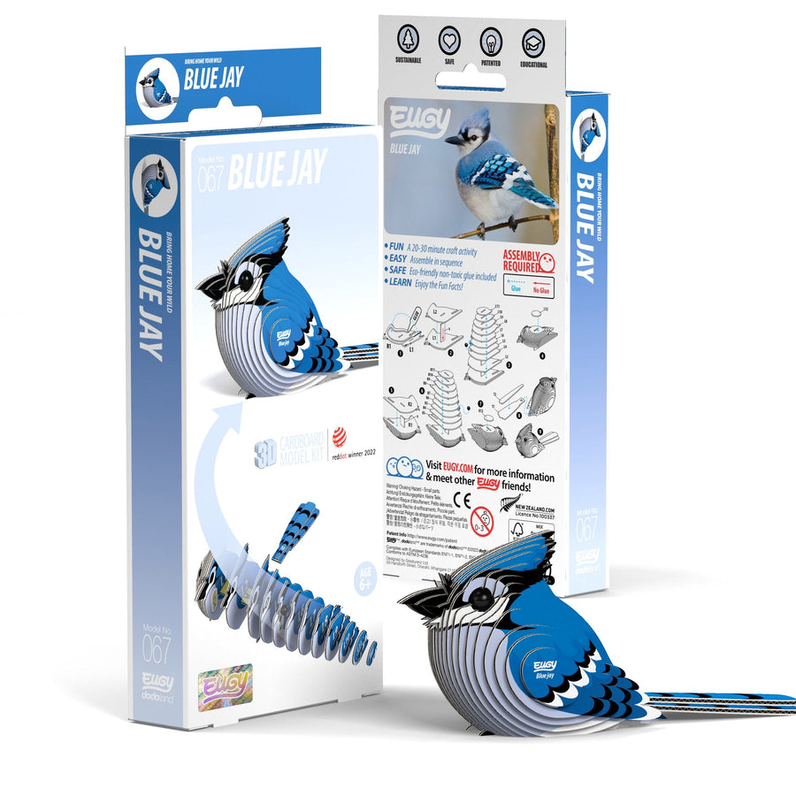 EUGY Blue Jay 3D Puzzle