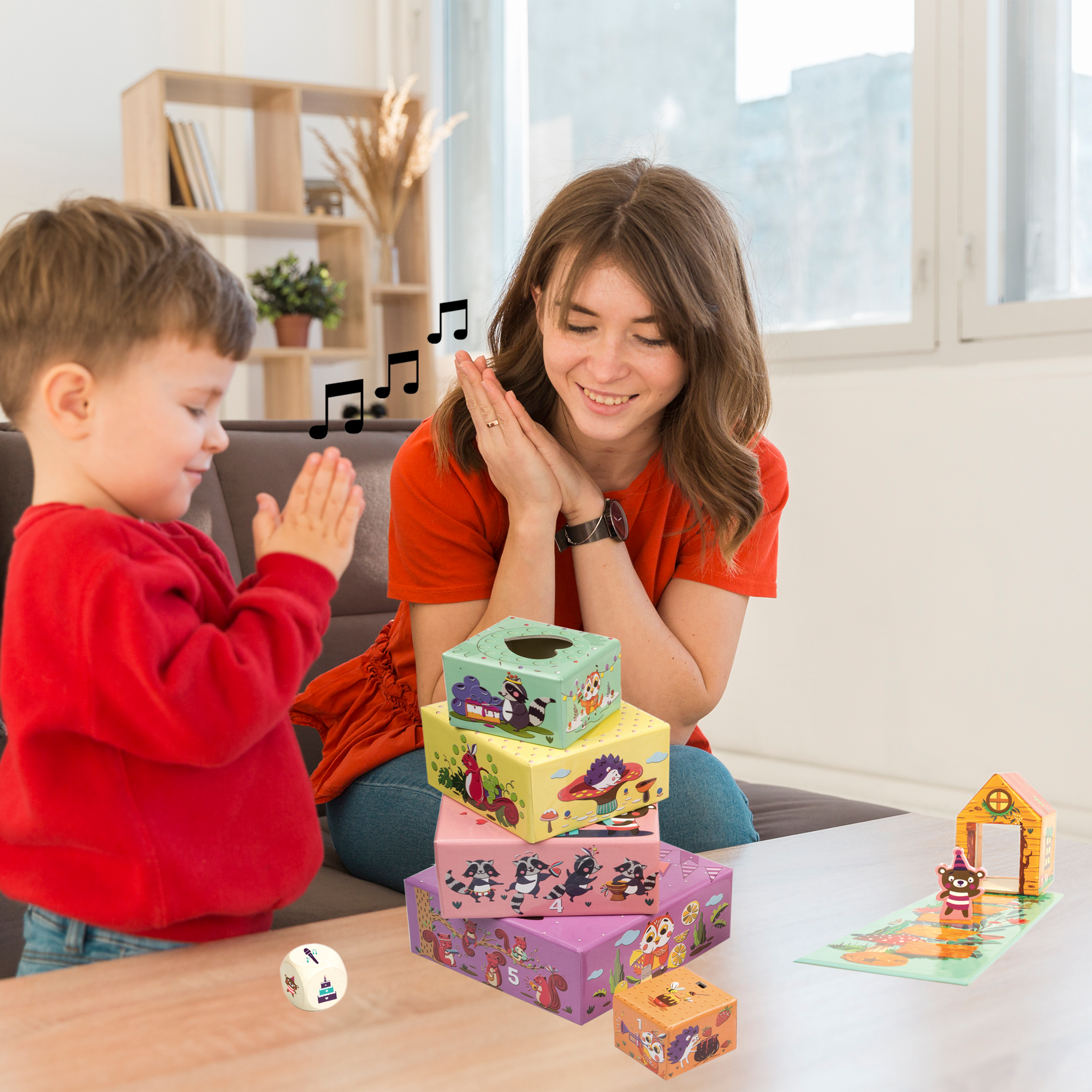 Chalk & Chuckles Stack a Cake Early Learning Game