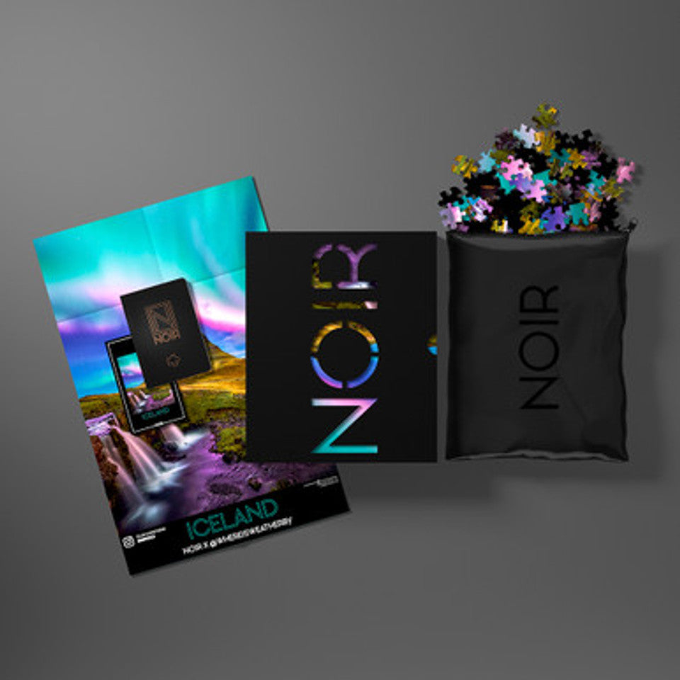 NOIR Puzzle - Wanderlust - Iceland |  | Safari Ltd®