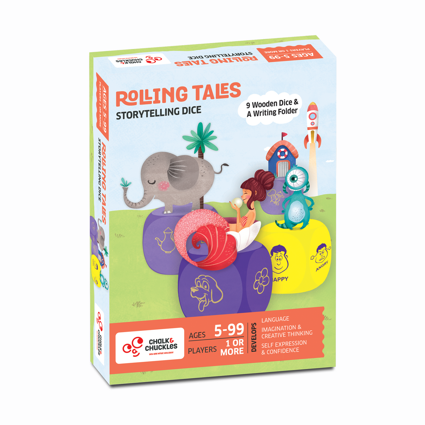 Chalk & Chuckles Rolling Tales Dice Game