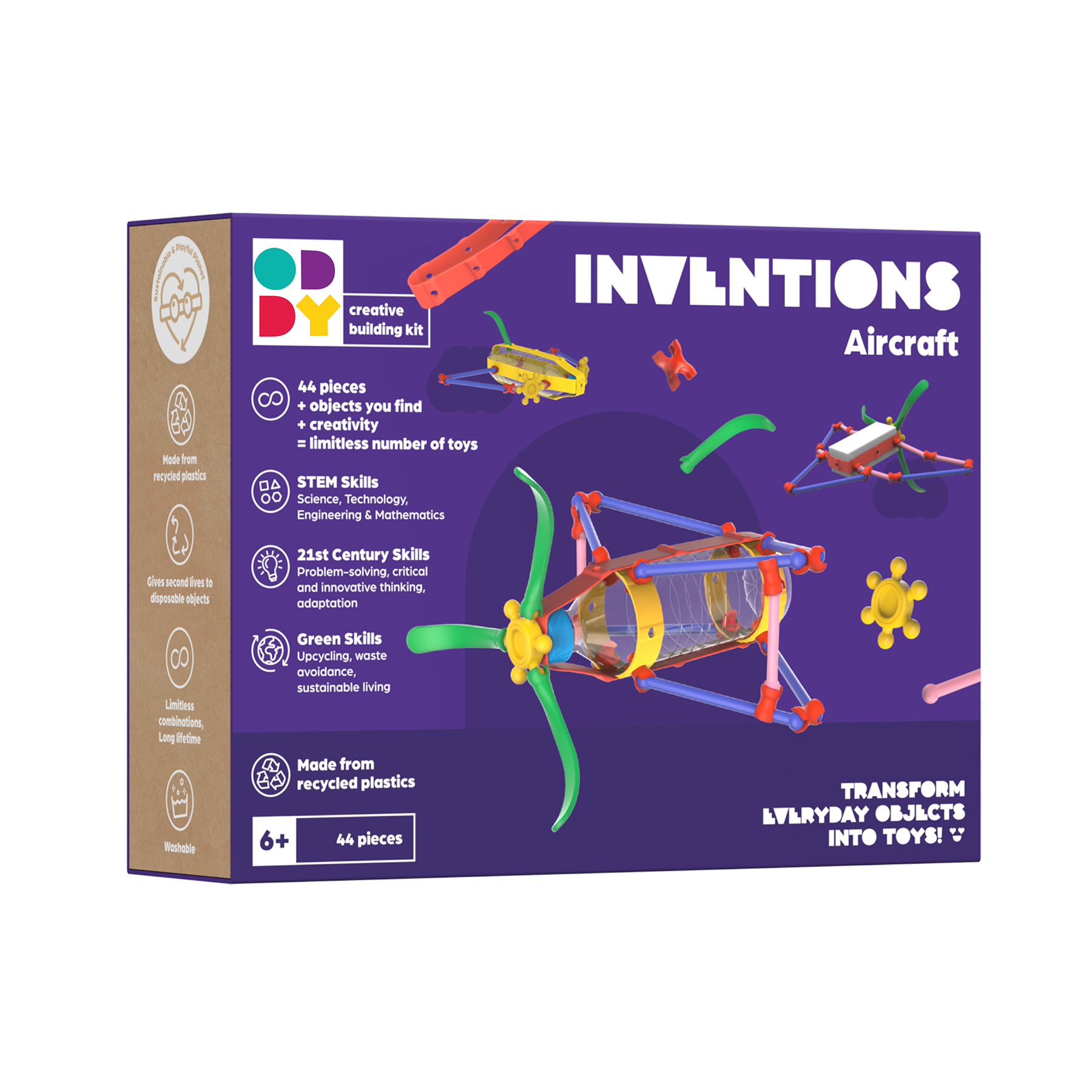 Oddy Inventions Aircraft Building Kit |  | Safari Ltd®