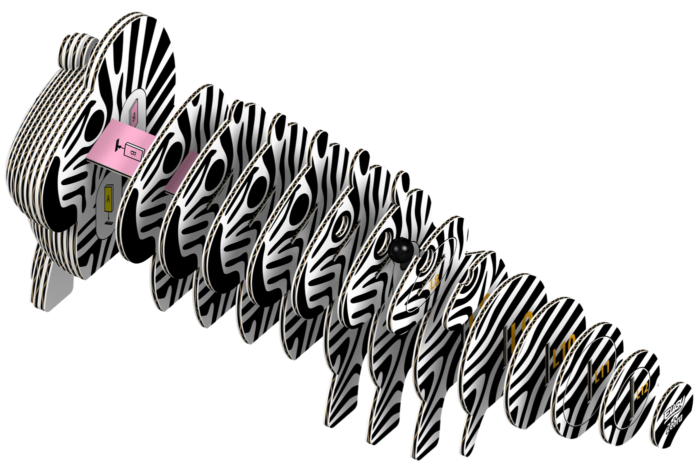 EUGY Zebra 3D Puzzle