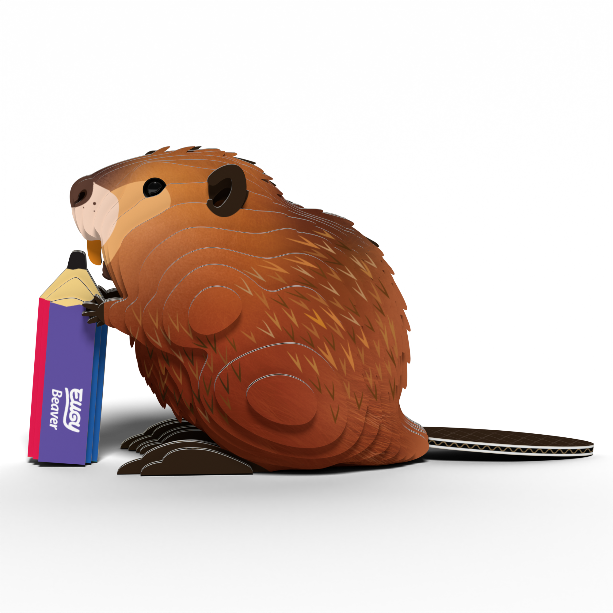 EUGY Beaver 3D Puzzle