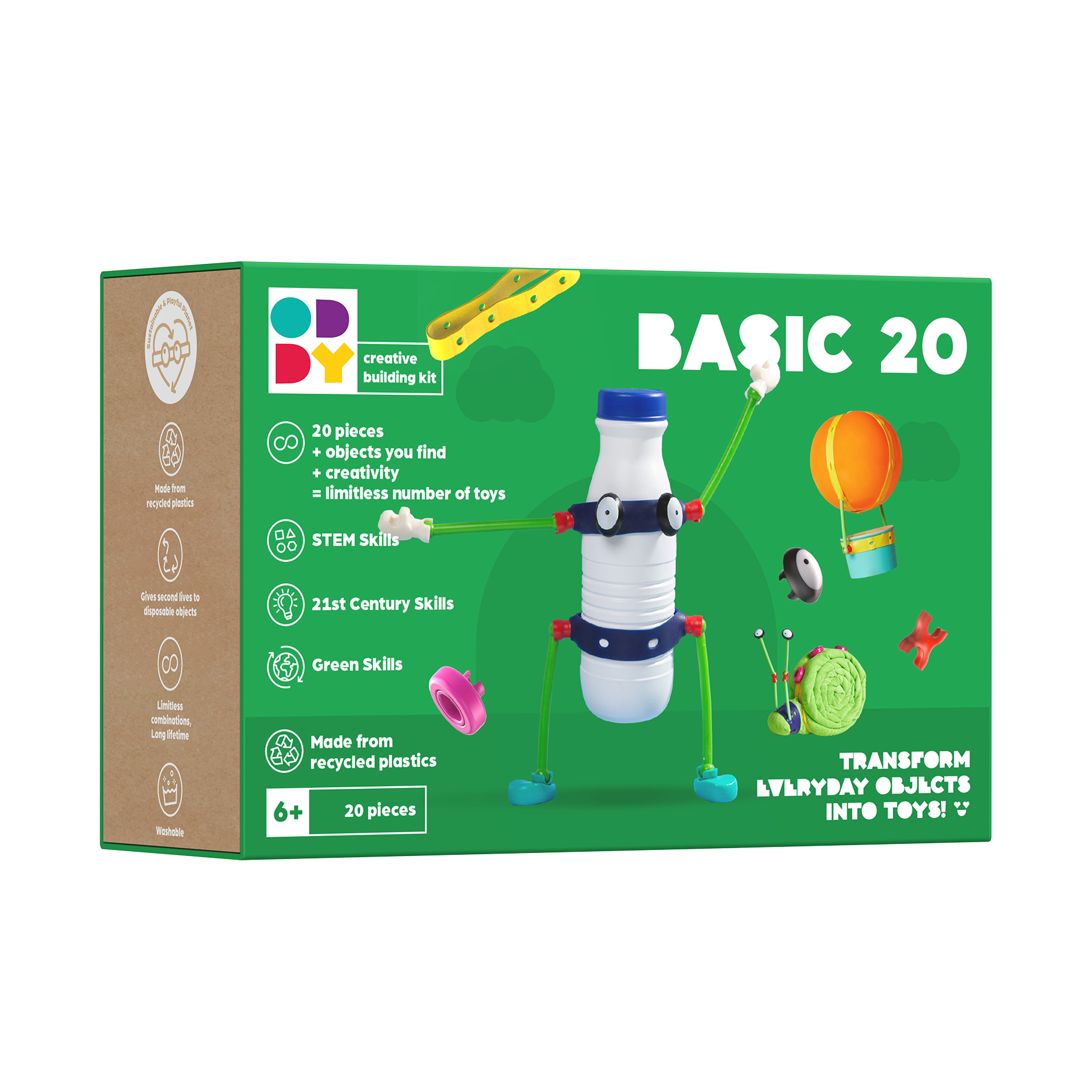 Oddy Basic 20 Building Kit |  | Safari Ltd®